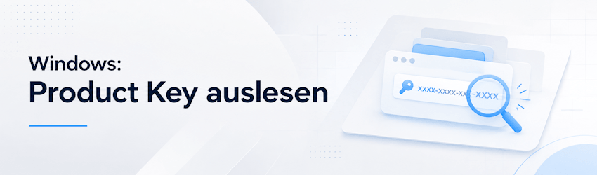 Product Key in Windows auslesen