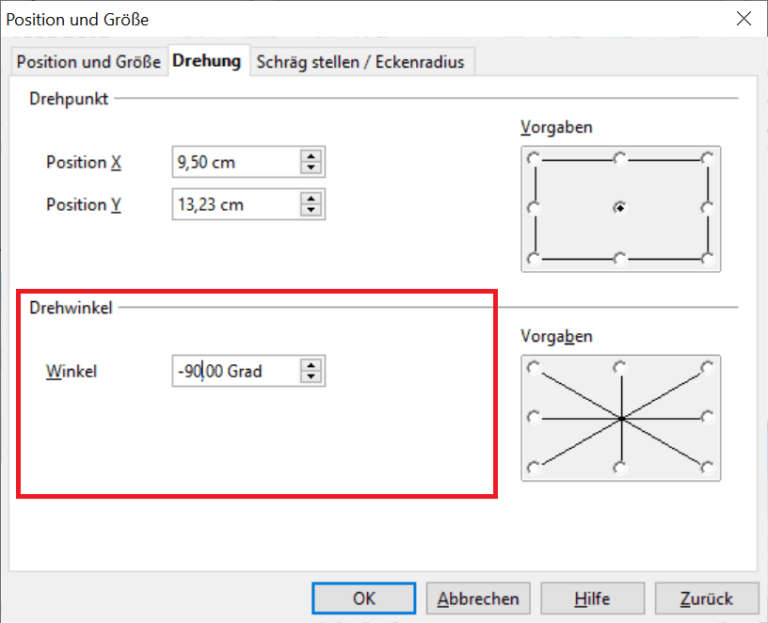 Openoffice Rotation Image OpenOffice: Bild drehen