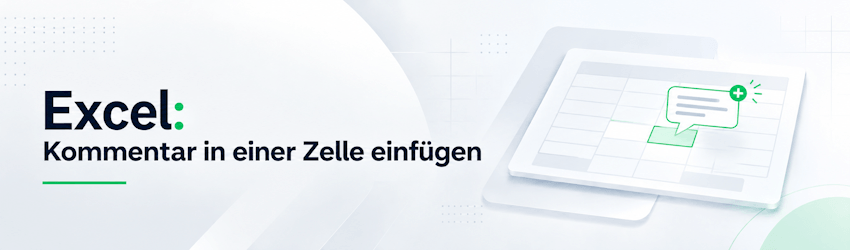 Excel: Kommentar in einer Zelle einfügen